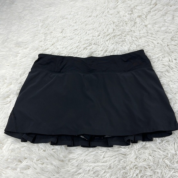 Lululemon Run: Pace Setter Skirt Black - Picture 1 of 8